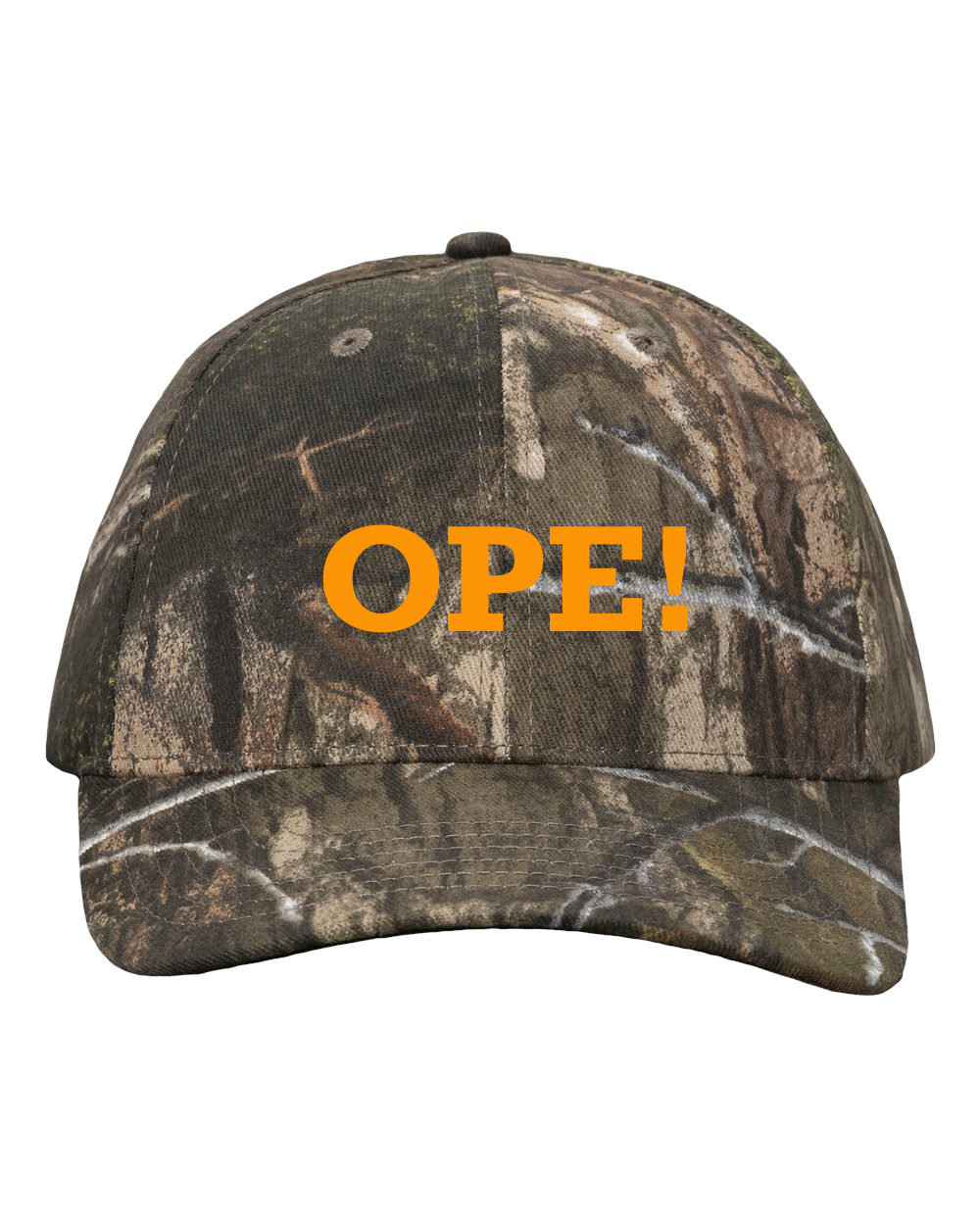 OPE! Embroidered Camo Cap