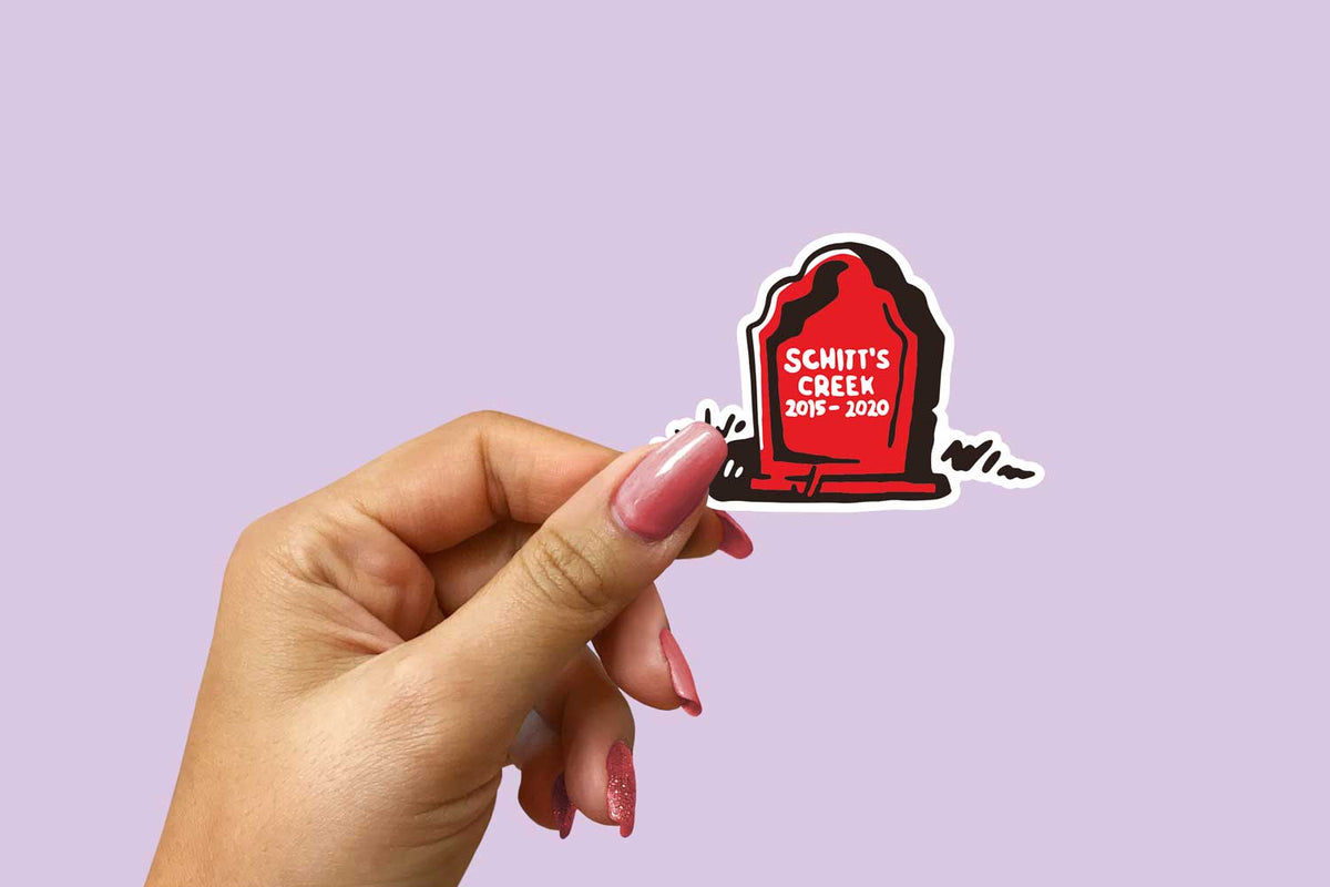 Schitt's Creek - TV Graveyard Club Sticker