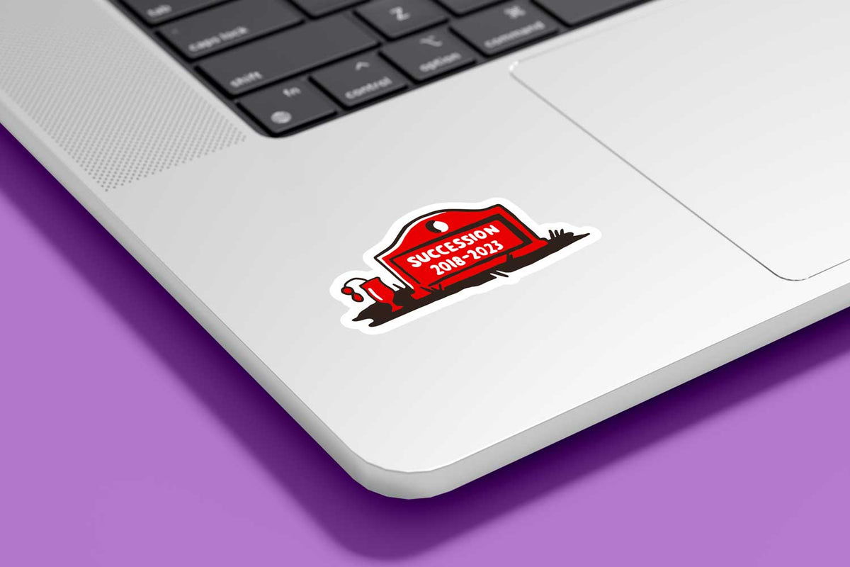 Succession - TV Graveyard Club Sticker