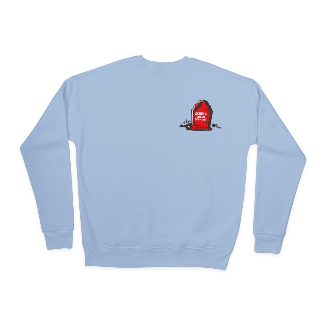 "Schitt's Creek" Embroidered Crewneck - TV Graveyard Club